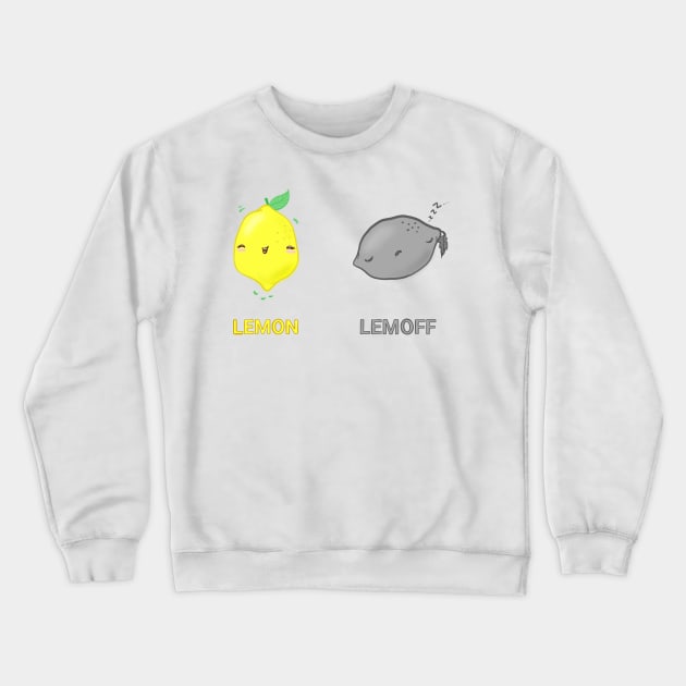Lemon Lemoff Crewneck Sweatshirt by moonlitdoodl